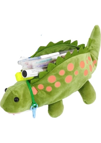 Peluş Oyuncak Dinozor Çocuk Yaratıcı Bebek Çizgi Film Bebeği Bebek Öğrenci Kırtasiye Kalem Kutusu (Yurt Dışından)