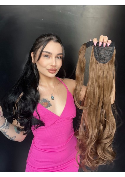 Cırcırtlı Bağcıklı At Kuyruğu Tak Çık Kumral fiyatları