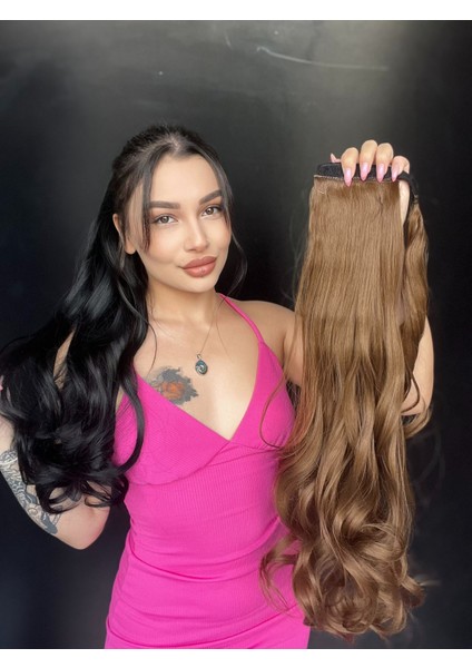 Cırcırtlı Bağcıklı At Kuyruğu Tak Çık Kumral modelleri