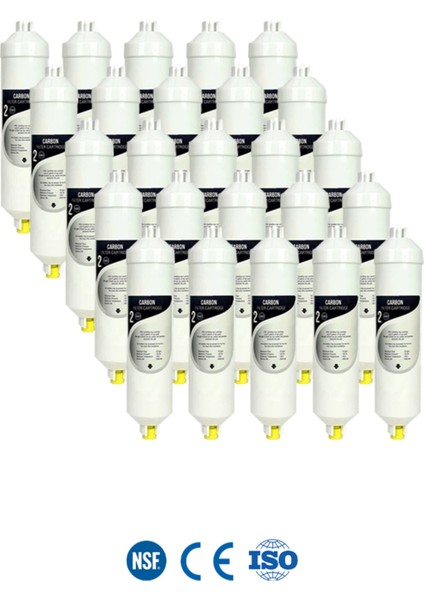 Kapalı Kasa Su Arıtma Cihazı Uyumlu Yeni Seri Inline 5 Aşamalı Filtre 25 Takım Set fiyatları