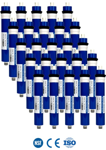 Kapalı Kasa Su Arıtma Cihazı Uyumlu Yeni Seri Inline 5 Aşamalı Filtre 25 Takım Set fırsatları