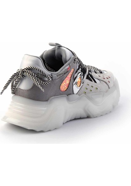Gri Süet Kadın Sneaker K01703051102 modelleri