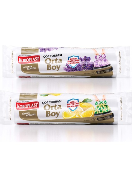 Koku Hapse Limon Büzg Orta 15LI+LAVANTA ORTA15LI