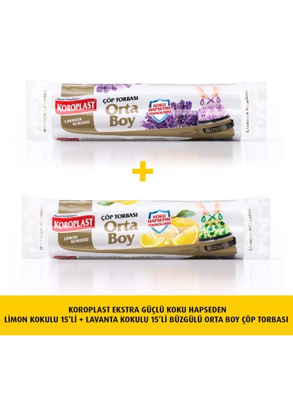 Koku Hapse Limon Büzg Orta 15LI+LAVANTA ORTA15LI fiyatları