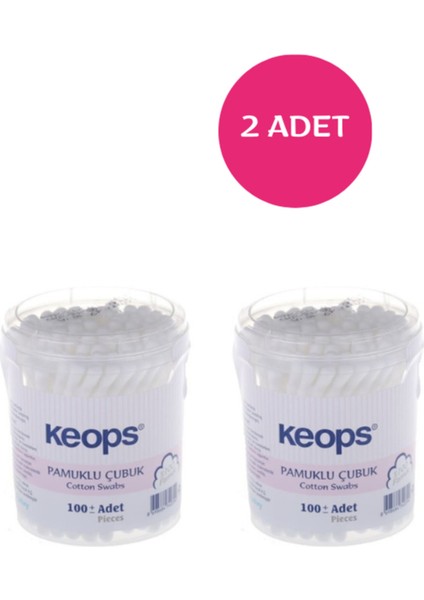 Pamuklu Kulak Çubuğu 2 x 100'LÜ