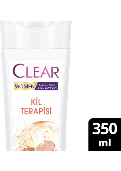 Women Kepeğe Karşı Etkili Şampuan Kil Terapisi 350 ml