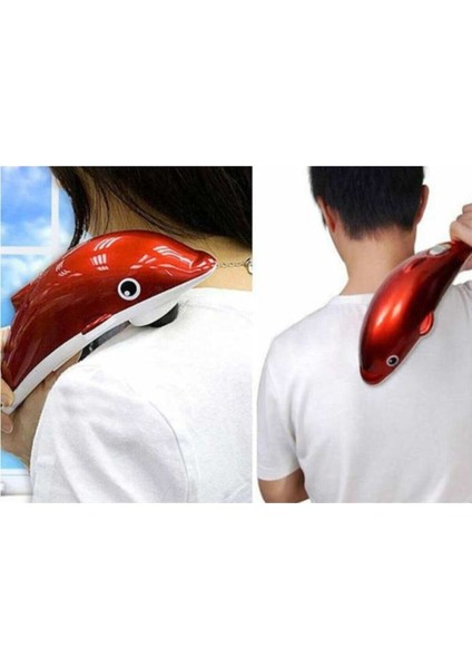 Boyun Sırt Tüm Vücut Için 3 Başlıklı Yunus Balığı Masaj Aleti fiyatları