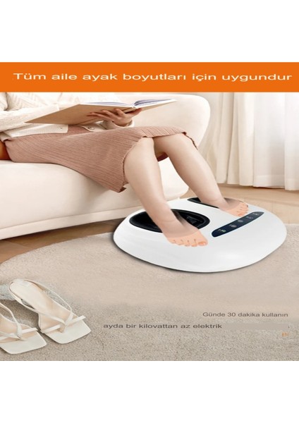 Ayak Masaj Aleti (Foot Massager) Isı Zaman Air Ayarlı Masaj Aleti Ayak Topuk Taban