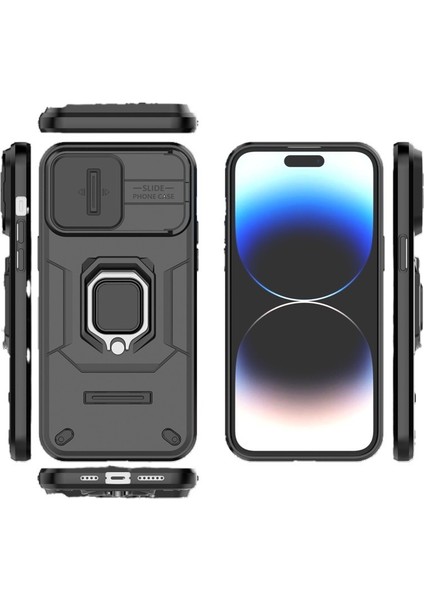 Apple IPHONE14 Araba Manyetik Parmak Yüzük Standı Darbeye Dayanıklı Parmak Yüzük Askısı Kılıfı (Yurt Dışından) fırsatları