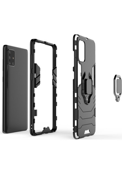 Al Star Samsung A41 Panther Parmak Yüzük Araba Taşıma Demir Adam Düşmeye Karşı Koruma Kılıfı (Yurt Dışından) fırsatları