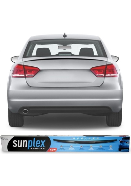 Vw Passat B7 Spoiler Bagaj Üstü Sunplex Piano Black 2010-2014 Arası