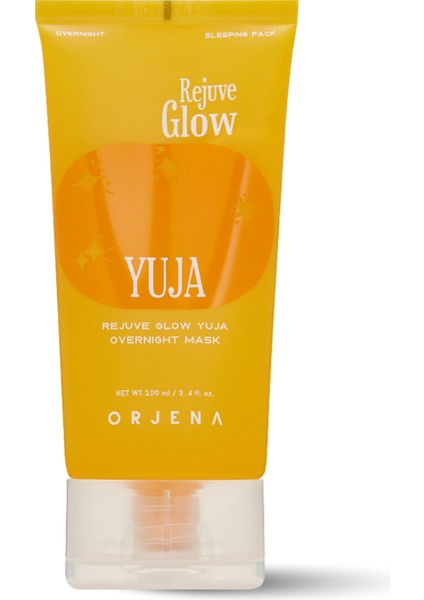 Rejuve Glow Yuja C Vitaminli Leke Karşıtı Aydınlatıcı Krem - Uyku Maskesi - Gece Maskesi 100ml