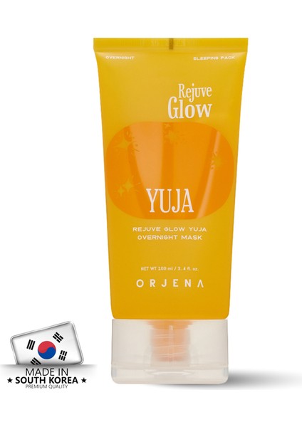 Rejuve Glow Yuja C Vitaminli Leke Karşıtı Aydınlatıcı Krem - Uyku Maskesi - Gece Maskesi 100ml