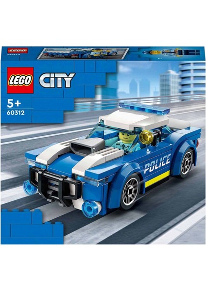 LEGO® City Polis Arabası 60312 - 5 Yaş ve Üzeri Çocuklar İçin Tasarlanmış Oyuncak Yapım Seti (94 Parça)