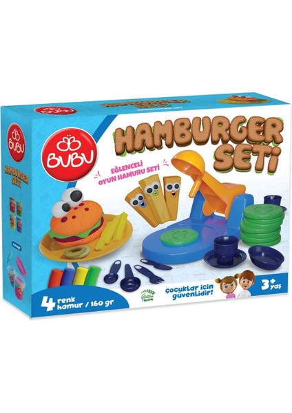 Eğlenceli Hamburger Oyun Hamuru Seti OH0010