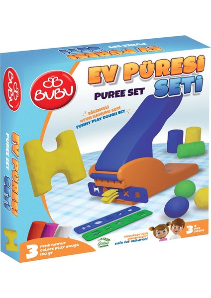 Püre Oyun Hamuru Seti 9 Parça OH0019