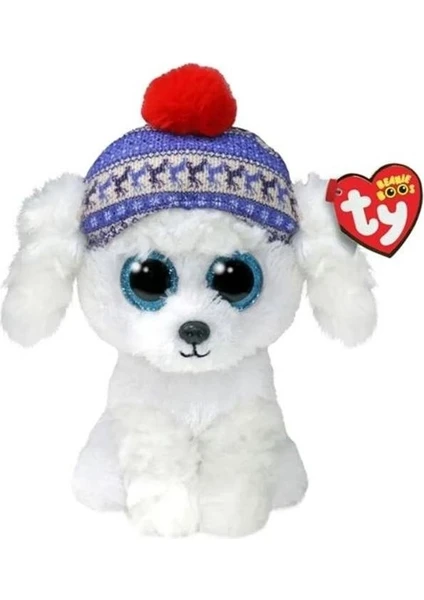 Beanie Boos Sleighbell Beyaz Köpek 15 cm