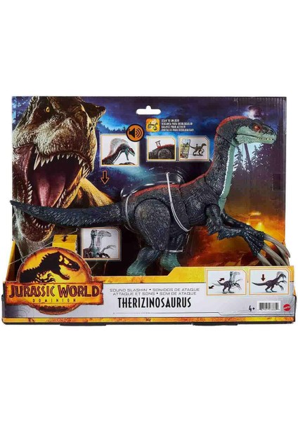 Jurassic World Slashin' Slasher Dinozor Figürü Therizinosaurus GWD65