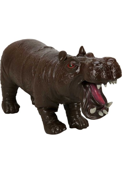 Sesli Vahşi Hayvanlar 30 cm 07181 Su Aygırı