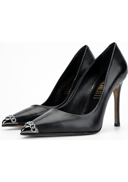 Cielokadın Siyah Deri Topuklu Ayakkabı 22 3369 Bn Ayakkabı Y24 fırsatları