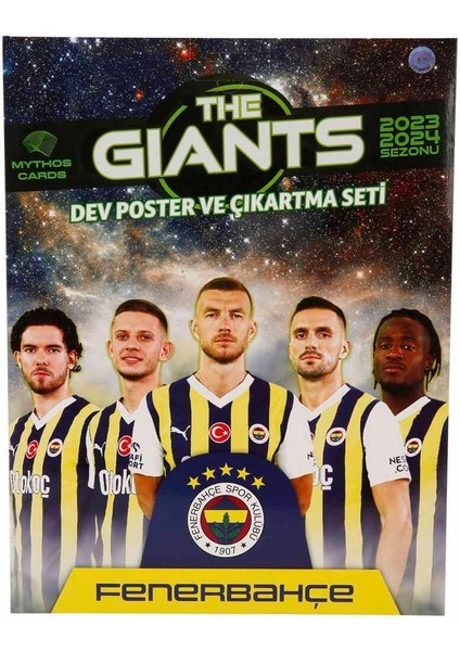 Fenerbahçe Dev Poster ve Çıkartma Seti Tüm Takım 2023/24