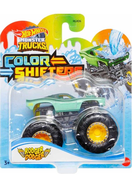 Monster Trucks 1:64 Renk Değiştiren Arabalar HGX06 HGX11 Rodger Dodger