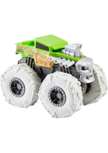 Hot Wheels Monster Trucks 1:43 Çek Bırak Arabalar GVK37 GVK38 Bone Shaker