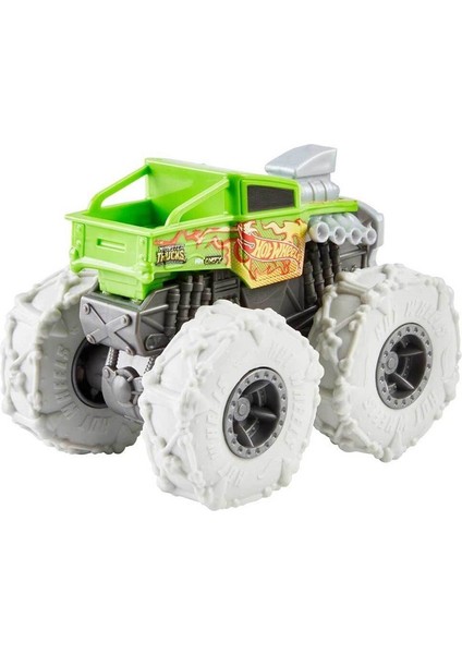 Hot Wheels Monster Trucks 1:43 Çek Bırak Arabalar GVK37 GVK38 Bone Shaker