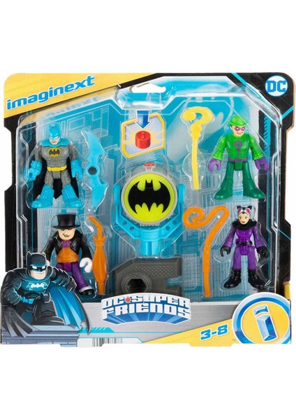 Dc Super Friends Bat-Tech Bat-Signal Figür Seti HFD47