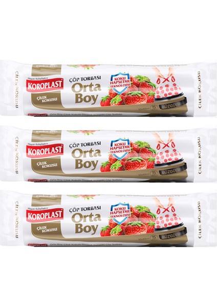Koku Hapseden Çilek , Büzg Orta Boy Çöp 15LIX3 Ad fiyatları