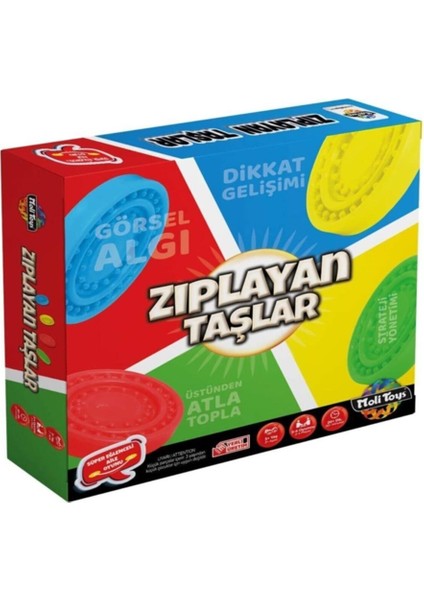 Molitoys Zıplayan Taşlar Eğlenceli Aile Oyunu