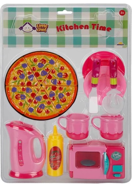 Kartela Little Chef Çay Kahve Seti 23600 Pizza 15 Parça