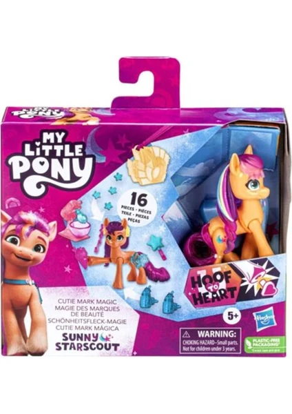 My Little Pony Sevimli İşaret Sihri Pony Figürleri F3869 F5250 Sunny Starscout