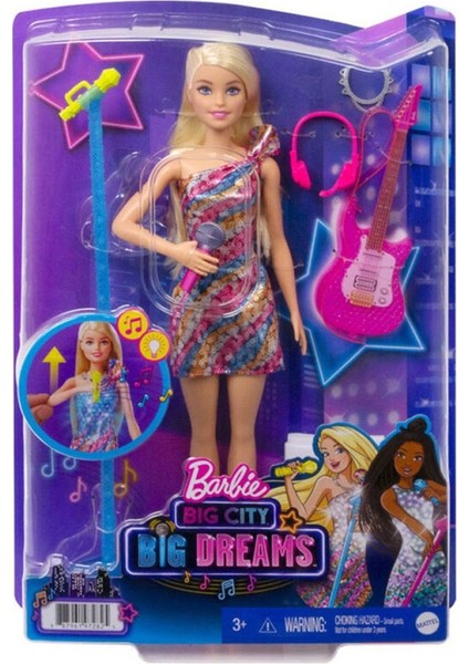Büyük Hayaller Serisi Barbie Malibu Şarkıcı Bebek GYJ23