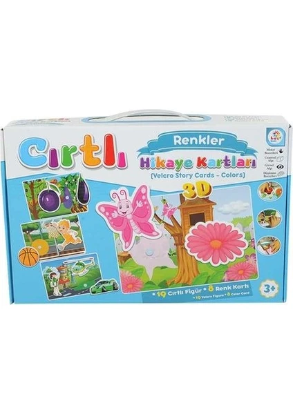 Laço Kids Cırtlı Hikaye Kartları Renkler LC7207