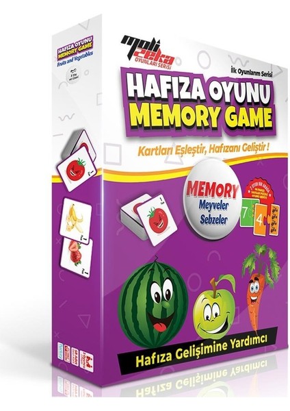 Moli Hafıza Oyunu Meyveler ve Sebzeler Serisi – Memory Game