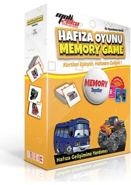 Hafıza Oyunu Taşıtlar Serisi – Memory Game