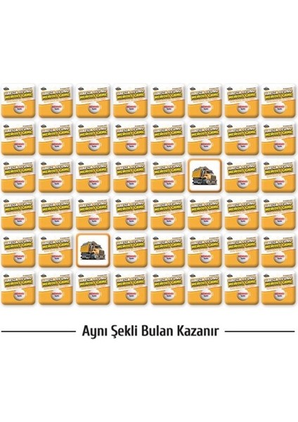 Hafıza Oyunu Taşıtlar Serisi – Memory Game