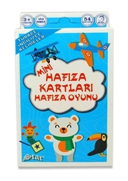 Eğitici Mini Hafıza Kartları Eşleştirme Oyunu Klasik
