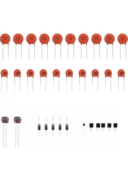 Yeni Breadboard Seti Elektronik Bileşen Dıy Kiti, R3 Bileşen Paketi Için Plastik Kutu ile (Yurt Dışından)