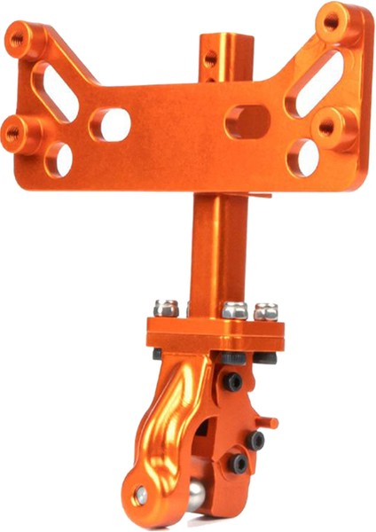 Metal Ayarlanabilir Römork Askısı Braketi Tırmanma Araba Modeli Araba Aksesuarları Için Uyumlu 1/6 Scx6 Rc Trx6, Turuncu (Yurt Dışından)