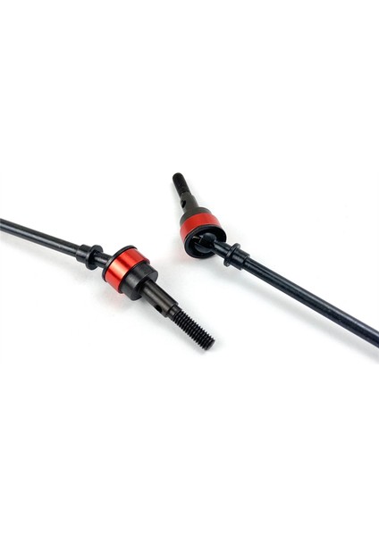 Çelik Metal Ön ve Arka Aks Tahrik Mili Cvd Eksenel SCX10 1/10 Rc Paletli Araba Yükseltme Parçaları, Siyah + Gümüş (Yurt Dışından) modelleri