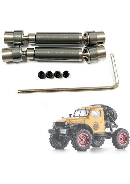 Fms FCX24 Metal Tahrik Mili Cvd 1/24 Rc Paletli Araba Yükseltme Parçaları Aksesuarları, Gri (Yurt Dışından) fırsatları