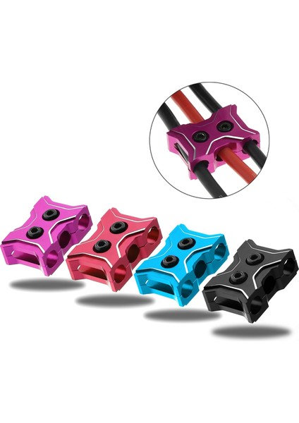 Alüminyum Alaşımlı Esc Motor Kablo Yöneticisi Tel Sabit Kelepçe Toka Karışık Hattı Önlemek Klip Aracı Rc Model Araba Için, Mor (Yurt Dışından) modelleri