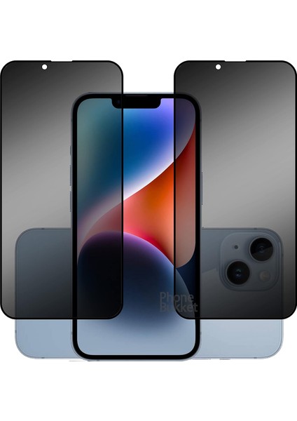 iPhone 14 Gizli Hayalet Cam Ekran Koruyucu 2'li Paket