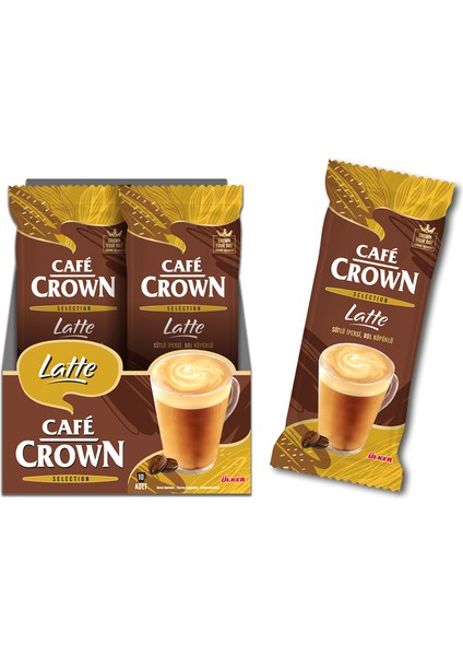 Cafe Crown Latte 14 Gr. x 10 Adet