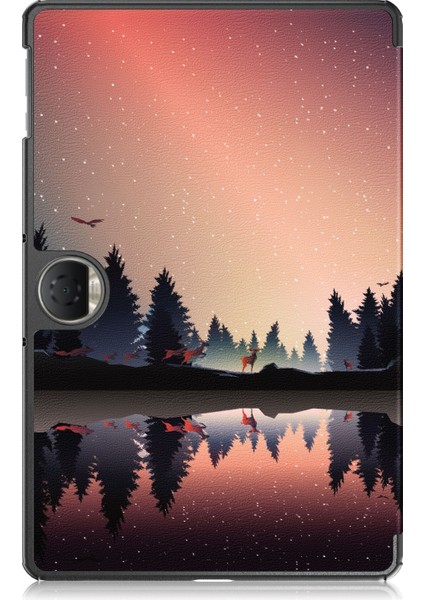 Honor Pad 9 Için Custer Boyalı Deri Kılıf (Yurt Dışından) fırsatları