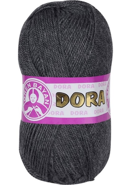 Dora Örgü Ipi Koyu Gri (009)