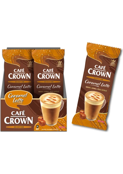 Cafe Crown Karamel Latte 21,5 Gr. x 10 Adet