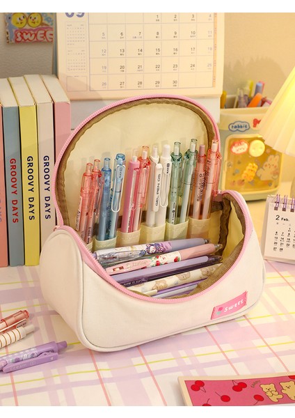 Büyük Kapasiteli Kapaklı Sevimli Kalem Kutusu (Yurt Dışından) modelleri